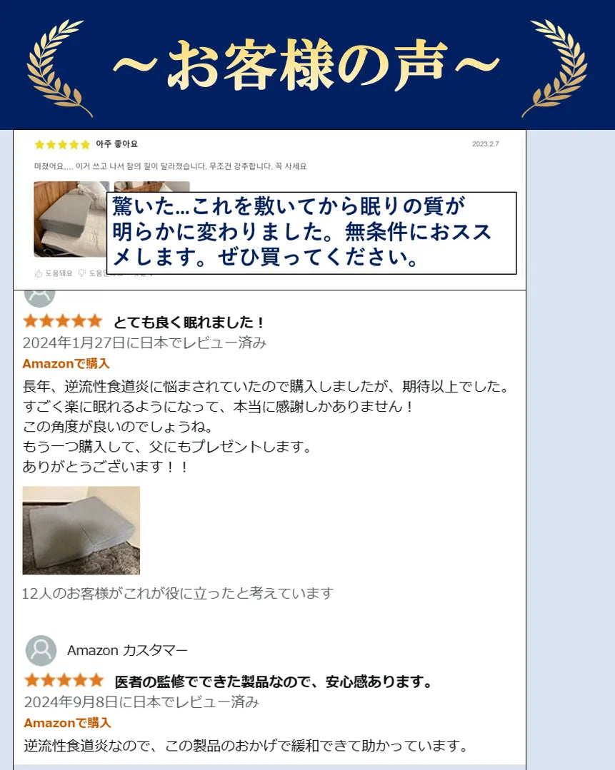 Dr.Shinウエッジピロー 【新品】睡眠の専門家＆医師とともに開発した、人間工学設計の三角枕